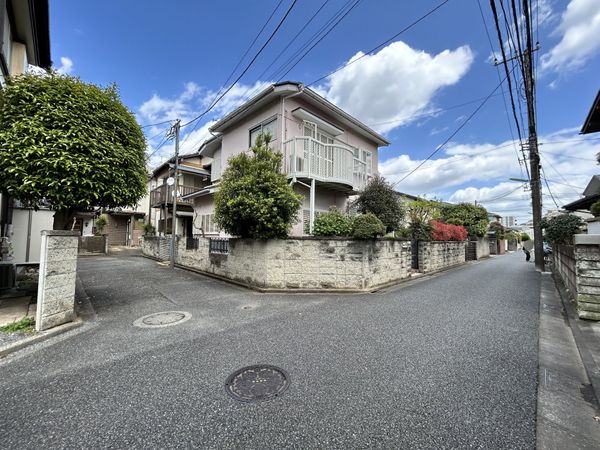粕谷3丁目 土地 前面道路含む外観 粕谷3丁目 土地 前面道路含む外観