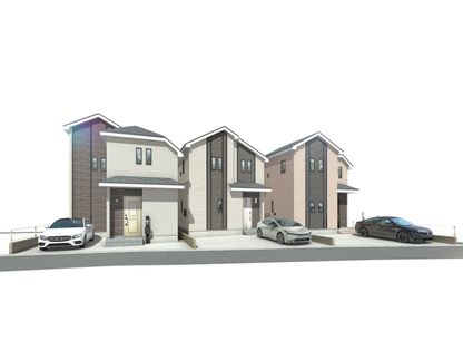 狛江市岩戸南4丁目 新築戸建 B号棟 外観パース図