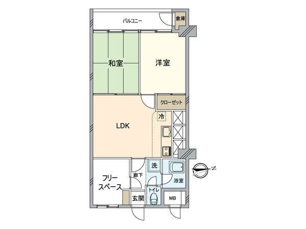 豊栄狛江マンション 間取図(平面図)