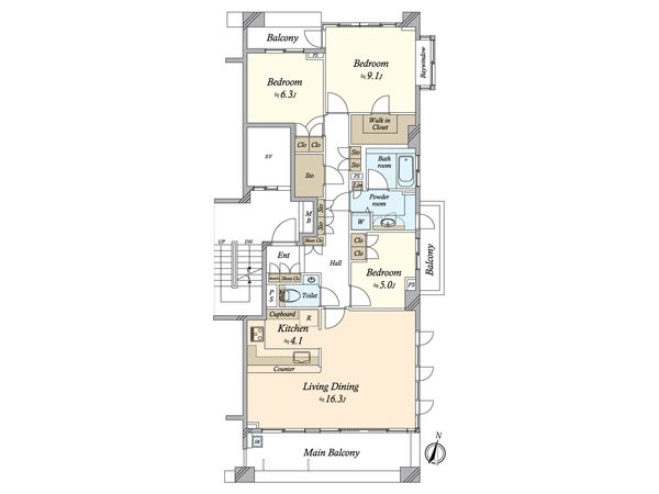 間取図(平面図)