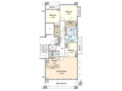 間取図(平面図)
