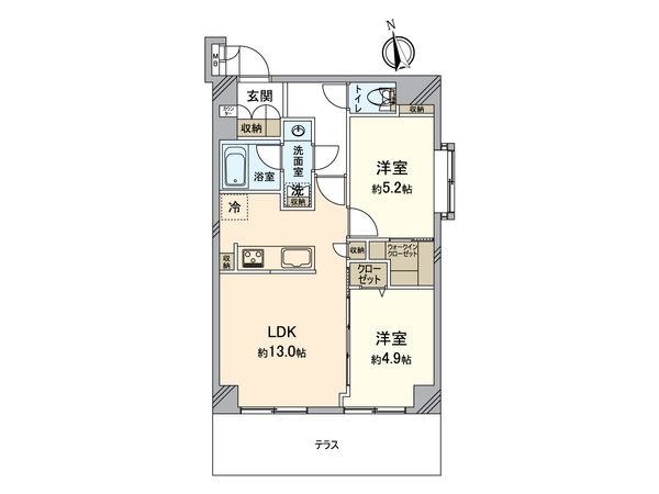アルブル荻窪 間取図(平面図) アルブル荻窪 間取図(平面図)