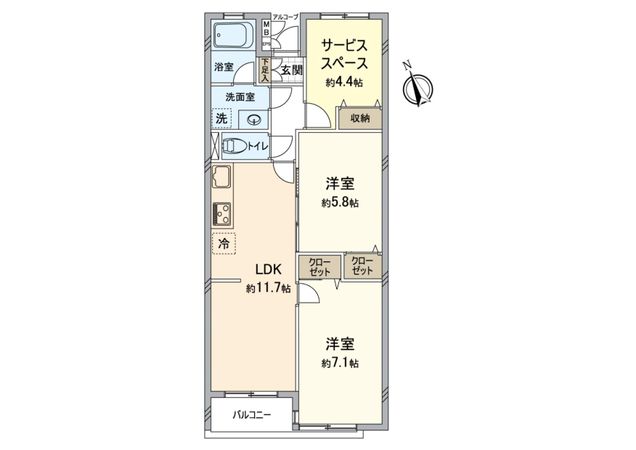 ライオンズマンション喜多見 間取図(平面図) ライオンズマンション喜多見 間取図(平面図)