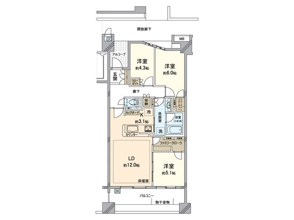 間取図(平面図)