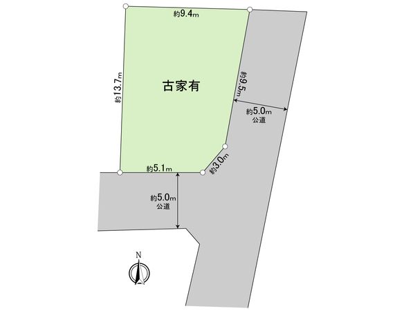 東大和市上北台3丁目 区画図 東大和市上北台3丁目 区画図