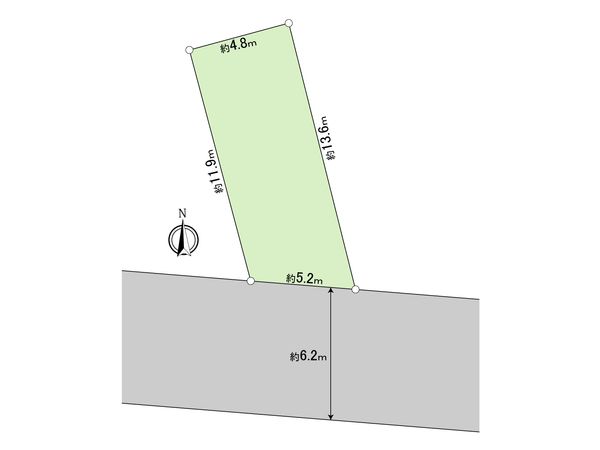 立川市富士見町7丁目 土地 区画図 立川市富士見町7丁目 土地 区画図