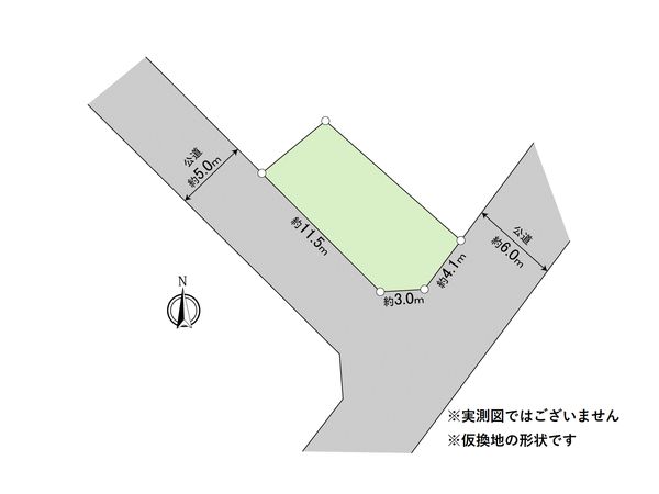 日野市大字日野 土地 区画図