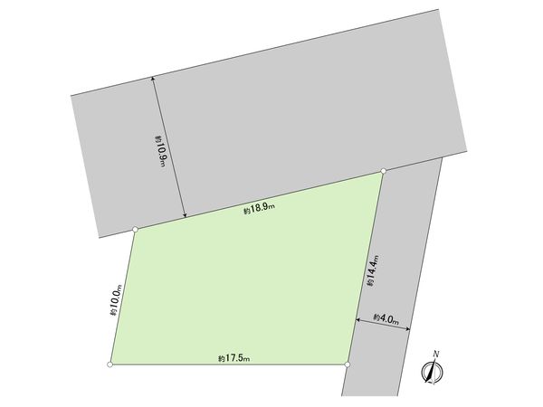 東大和市南街6丁目 土地 区画図 東大和市南街6丁目 土地 区画図