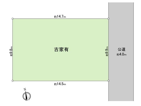 立川市柏町2丁目 土地 区画図 立川市柏町2丁目 土地 区画図