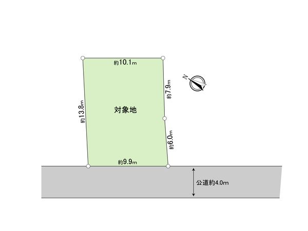 立川市高松町2丁目 土地 区画図 立川市高松町2丁目 土地 区画図