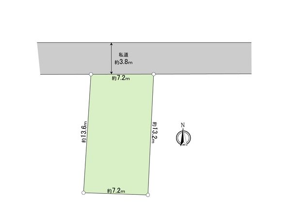 武蔵村山市神明1丁目 土地 区画図 武蔵村山市神明1丁目 土地 区画図