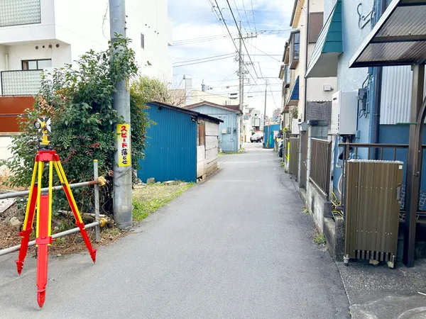 前面道路含む土地写真