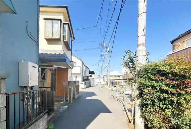 前面道路含む土地写真