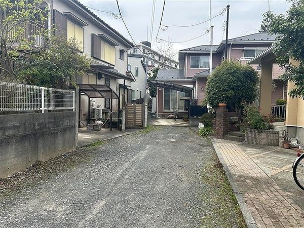 日野市日野本町2丁目 土地 前面道路含む外観