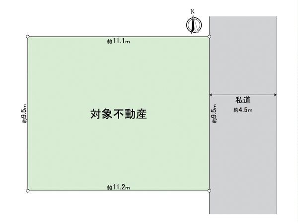 立川市富士見町3丁目 土地 区画図