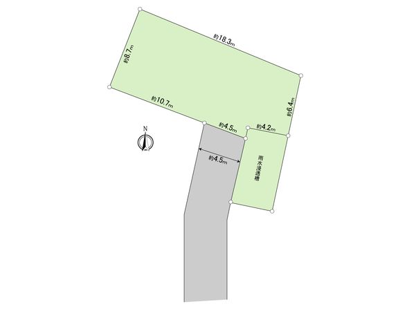 羽村市羽西3丁目 土地(南道路区画) 区画図 羽村市羽西3丁目 土地(南道路区画) 区画図