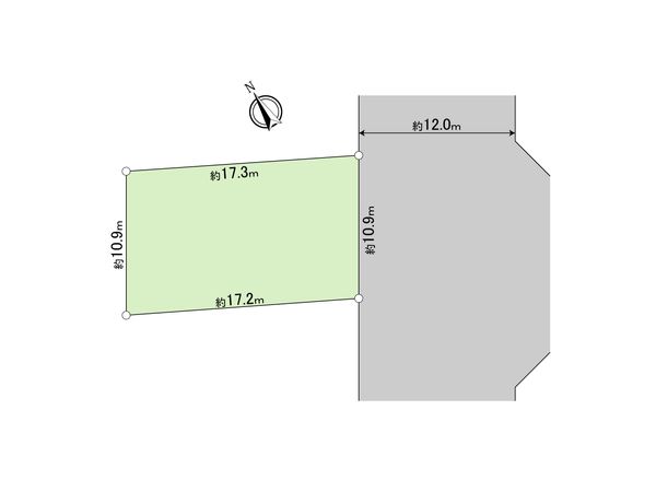 武蔵村山市中原3丁目 土地 区画図 武蔵村山市中原3丁目 土地 区画図