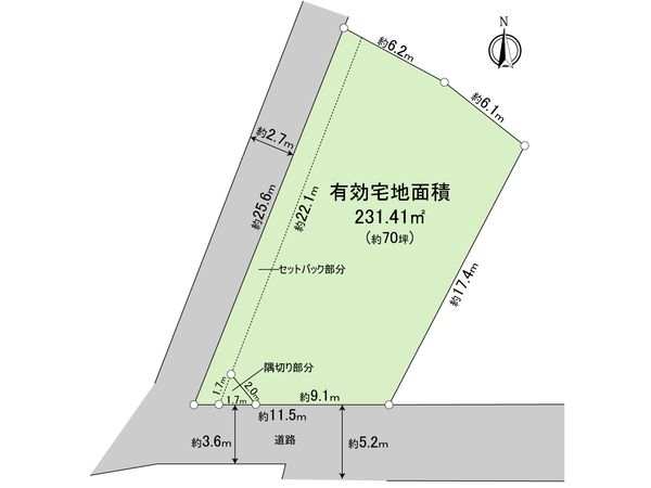 立川市柴崎町1丁目 土地 区画図 立川市柴崎町1丁目 土地 区画図