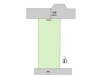 東大和市南街2丁目 土地 区画図
