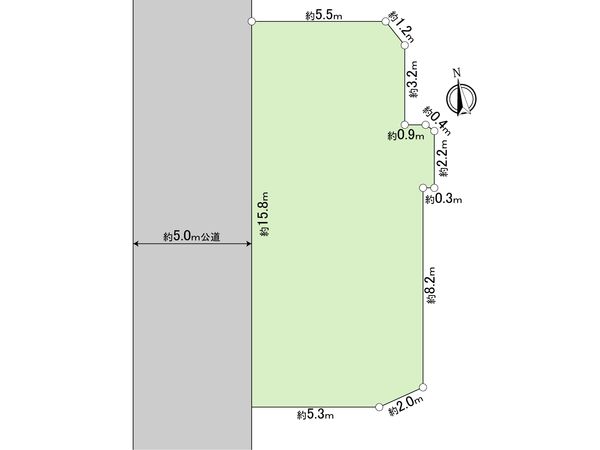 武蔵村山市大南4丁目 土地 区画図 武蔵村山市大南4丁目 土地 区画図