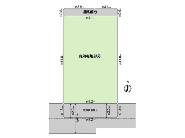 立川市曙町3丁目 土地 区画図 立川市曙町3丁目 土地 区画図
