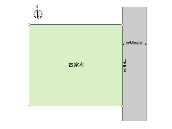 立川市幸町6丁目 土地 区画図
