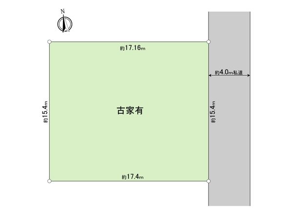 立川市幸町6丁目 土地 区画図 立川市幸町6丁目 土地 区画図