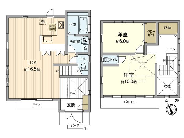 武蔵村山市残堀5丁目 戸建 間取図(平面図) 武蔵村山市残堀5丁目 戸建 間取図(平面図)