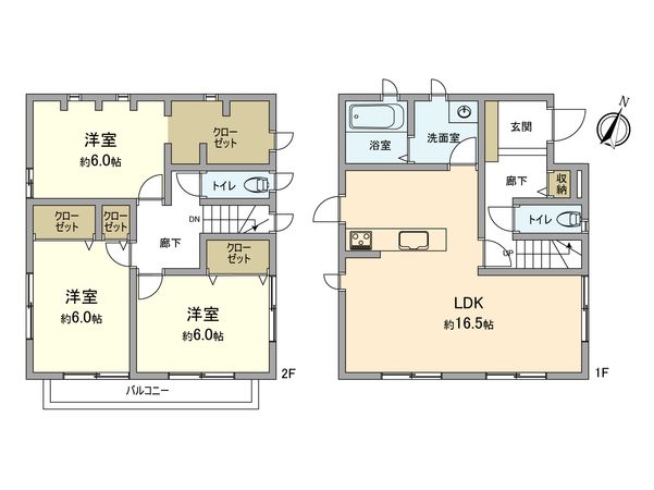 立川市柏町4丁目 戸建 間取図(平面図) 間取図(平面図)
