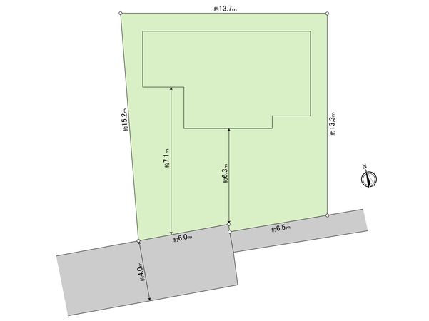 立川市富士見町2丁目 新築戸建 区画図 立川市富士見町2丁目 新築戸建 区画図