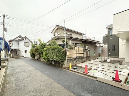 昭島市朝日町4丁目 新築戸建A号棟 前面道路含む外観 前面道路含む外観