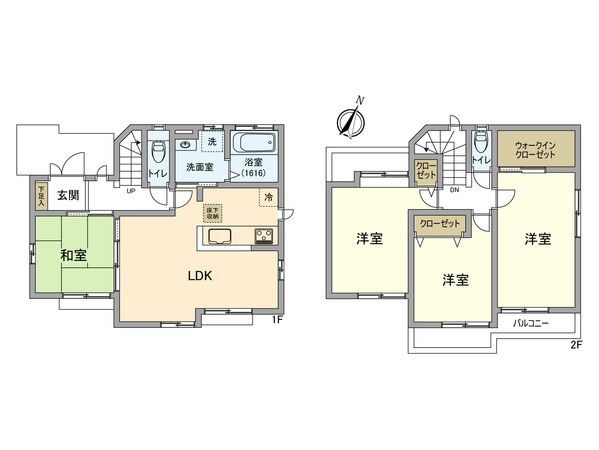 東村山市恩多町3丁目 戸建 間取図(平面図) 東村山市恩多町3丁目 戸建 間取図(平面図)