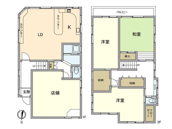 立川市羽衣町3丁目 戸建 間取図(平面図) 立川市羽衣町3丁目 戸建 間取図(平面図)