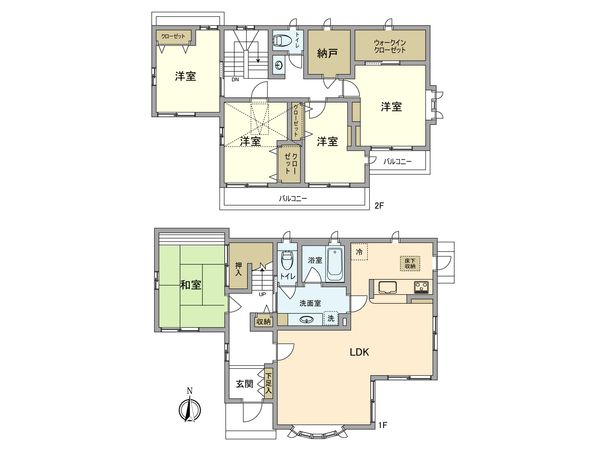 日野市石田2丁目 戸建 間取図(平面図)