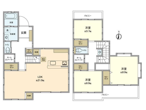 間取図(平面図)