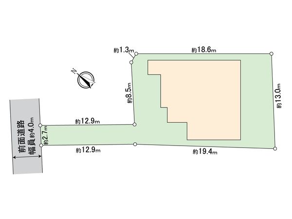 立川市曙町3丁目 戸建 区画図 立川市曙町3丁目 戸建 区画図