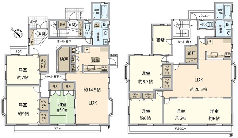 立川市曙町3丁目 戸建 間取図(平面図)