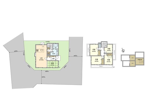 小金井市貫井南町5丁目 戸建 間取図(平面図) 小金井市貫井南町5丁目 戸建 間取図(平面図)