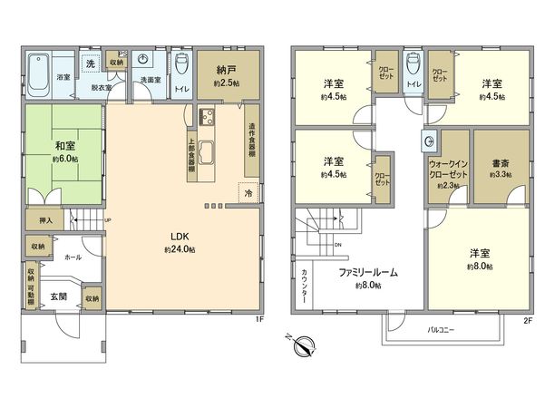 羽村市神明台1丁目 戸建 間取図(平面図) 羽村市神明台1丁目 戸建 間取図(平面図)