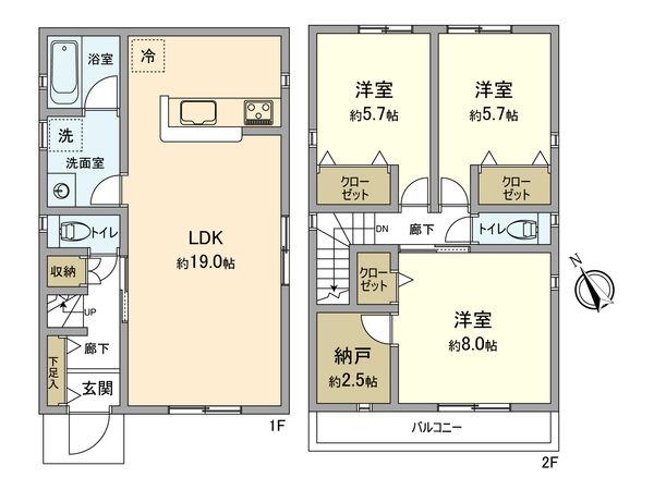 武蔵村山市中原3丁目 戸建 間取図(平面図) 武蔵村山市中原3丁目 戸建 間取図(平面図)