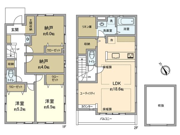 立川市富士見町7期 間取図(平面図)