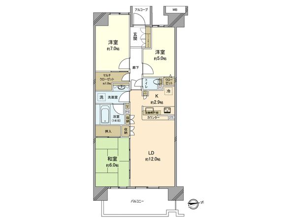 間取図(平面図)