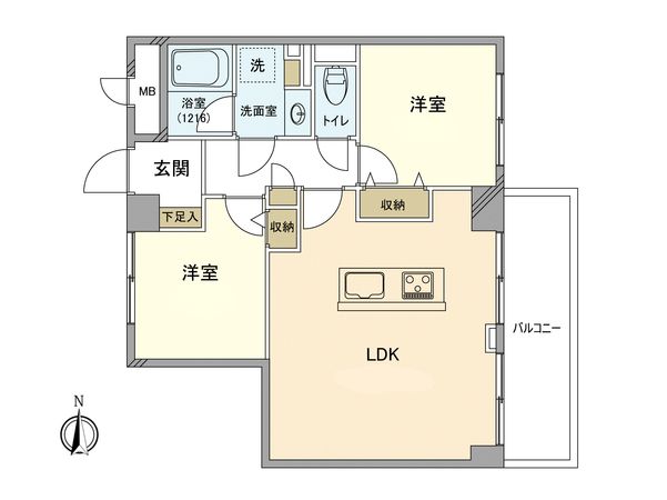 メゾン第五立川 間取図(平面図) 間取図(平面図)