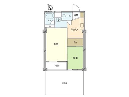 豊田第一コーポラス 間取図(平面図)