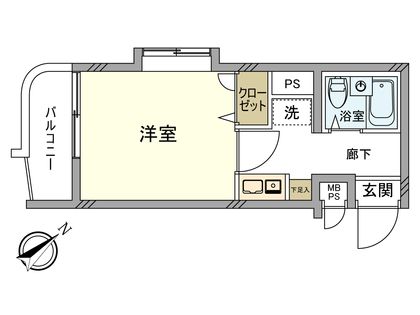 日神パレステージ相模原中央 間取図(平面図)