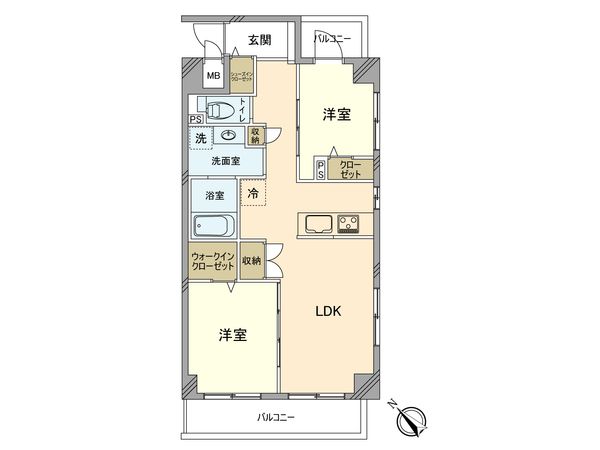 シティコープ立川 間取図(平面図) シティコープ立川 間取図(平面図)