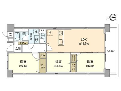 間取図(平面図) 間取図(平面図)