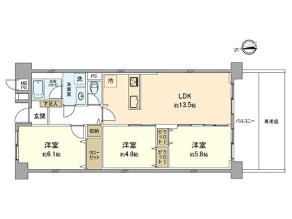 間取図(平面図) 間取図(平面図)