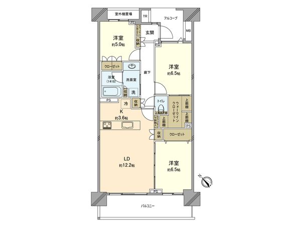 グランドメゾン玉川上水 センタースクエア 間取図(平面図) グランドメゾン玉川上水 センタースクエア 間取図(平面図)