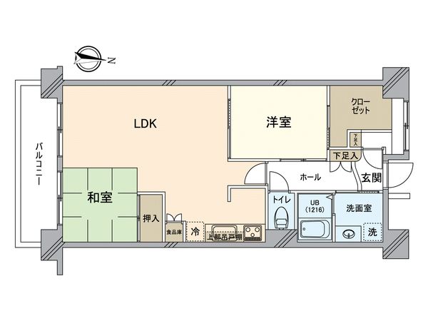 東大和グリーンタウン 1号棟 間取図(平面図) 東大和グリーンタウン 1号棟 間取図(平面図)